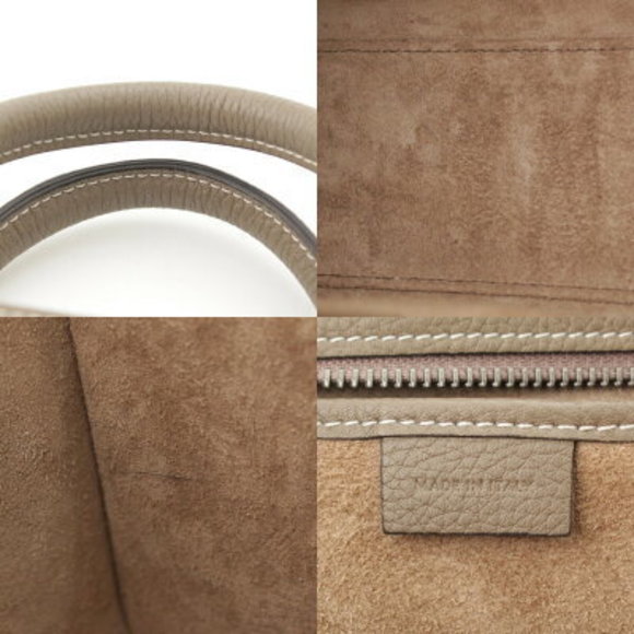 Celine Luggage Nano Shopper Shoulder Bag Greige - Picture 8 of 9